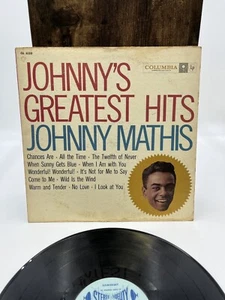 Vintage Johnny Mathis Johnny's Greatest Hits Album Record Vinyl LP - Picture 1 of 3