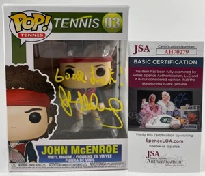 La leggenda del tennis John McEnroe firmata Funko POP! Vinile #03 Autografo JSA COA - Foto 1 di 5
