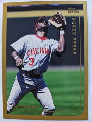 1999 Topps Baseball #424 Pokey Reese - Image 1 of 3