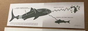 JC Richard Mini Print Poster Jaws Shark Amity 74 Giclee Ltd Ed. Signed Beige - Picture 1 of 1