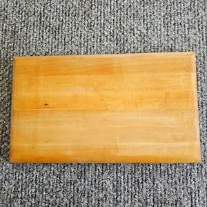 Wooden Butcher's Block 12" x 19" x 1.75" Cutting Board Hefty Thick 9Lb - Picture 1 of 9