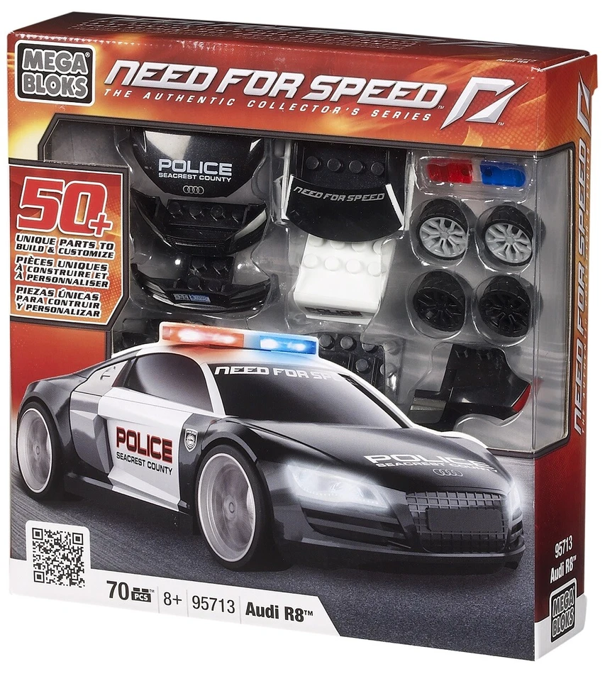 MEGA BLOKS - NEED FOR SPEED Build & Customize - Audi R8 (70 Teile)