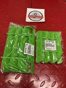 NEW KAWASAKI KX125 KDX200 KLX250R RADIATOR GUARD GRILLE SET 14037-0047-6W K100
