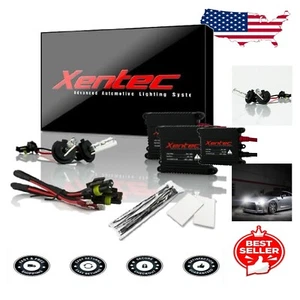 Brighten Your Drive: 6000K HID Xenon Bulbs with Slim 55W Ballast Bundle - Picture 1 of 11