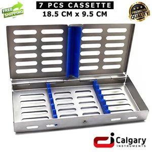 Dental 7 Pcs Mesh Tray Cassette Sterilization Box Stainless Steel Instruments - Picture 1 of 3