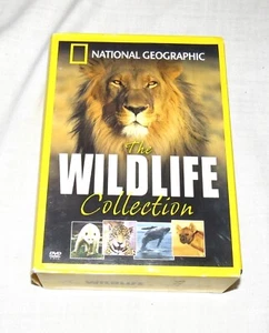 National Geographic Wildlife Collection Four DVD Jaguar Bear Lions Hyenas Whales - Imagen 1 de 2