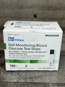 Tiras reactivas para diabéticos de glucosa en sangre McKesson 100 TRUE METRIX caducan 06/2026 - Imagen 1 de 6
