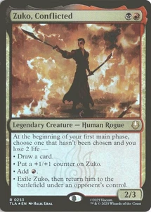 MTG Zuko, Conflicted (0253) *Foil* Base Rare Avatar MT/NM Free Ship - Bild 1 von 2