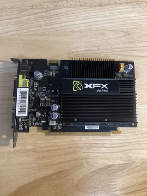 XFX GEFORCE GF8500GT 500M 512MB DDR2 TV DVI PCI-E PV-T86J-YAH CARD - Image 1 of 4