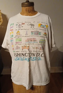 EXPERIENCE WASHINGTON DC-XL - CAMISETA MARCA USADA - "COMFIES" "ROPA DE CASA" - Imagen 1 de 10