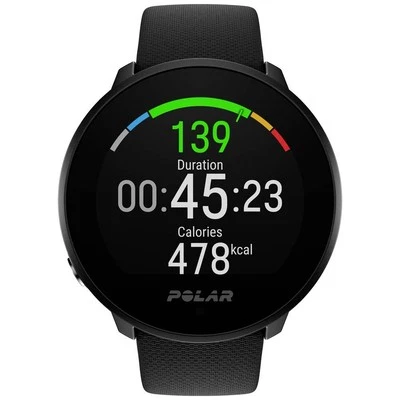 Polar Unite Pulsuhr mit integriertem Sensor 43 mm Uni Schwarz - Bild 1 von 4