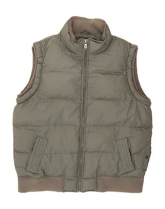 FAT FACE Mens Padded Gilet UK 42 XL Grey Polyester CE10 - Picture 1 of 4