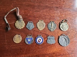 Lot 10 Watch Fobs Military ESSO Statue Of Liberty - Picture 1 of 19