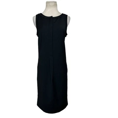 Brooks Brothers Vestido Vaina Negro Sin Mangas Talla 8 Foto 1 de 4
