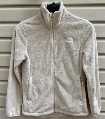 The North Face Osito Fuzzy Fleece Gray Silver Womens Sz. M Full Zip Coat Jacket - Image 1 of 4