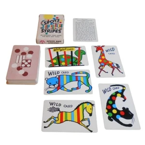 Juego de Cartas Manchas y Rayas De Colección por Pla-Mor Arrco Juego Completo RARO  - Imagen 1 de 9