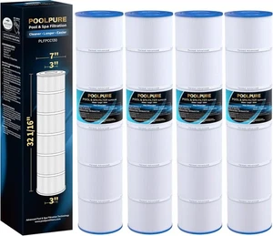 4 Pack- Poolpure PLFPCC130 Pool Filter Replaces Pentair CCP520, R173578, PCC130 - Picture 1 of 6