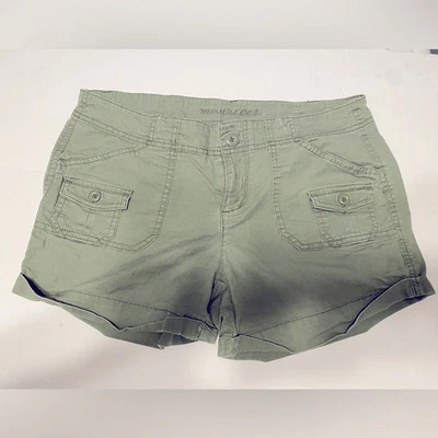Pantalones Cortos Maurice’s Verde Oliva Estilo Carga Talla 7/8 Foto 1 de 3