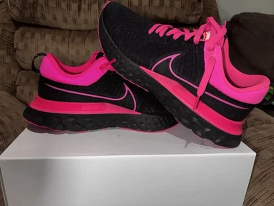 Size 12 Nike React Infinity Run Flyknit 3 Custom/ By You W/ Box - Image 1 of 4