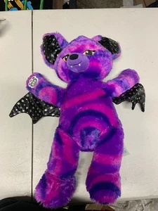 Build A Bear BAT Vampire Purple Starry Night 17" Plush Stuffed Animals Halloween - Picture 1 of 16