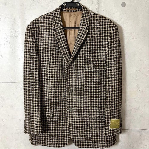 Gucci giacca sartoriale pied de poule logo toppa GG 52 usata in ottime condizioni