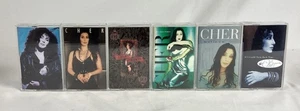 CHER Cassette Tape Lot x6 Believe Heart Love Hurts Man's World Greatest Hits - Picture 1 of 17
