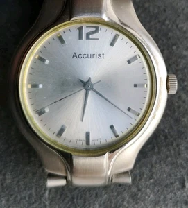 Accurist Mens Quartz Watch. Original Strap. Vgc. Works Great. Model MB074 - Picture 1 of 5