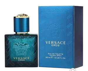 Versace Eros Cologne By Versace Eau De Toilette Spray 1oz/30ml Para Hombres Nuevo en Caja - Imagen 1 de 5