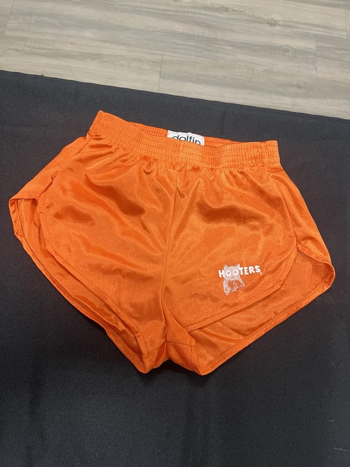 Dolfin Hooters Owl Original Auténtico Uniforme Nylon Pantalones Cortos Naranja XXS 2XS Nuevo Foto 1 de 2