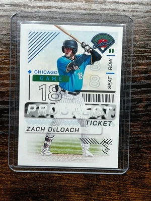 2024 Panini Prospect Edition Ticket #171 Zach DeLoach PLATINUM 1/1 - Image 1 of 4