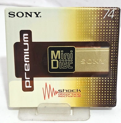 SONY MDW74 Minidisc Mini Disc premium 74 min gold sigillato - Immagine 1 di 4