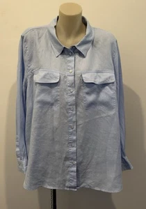 ' SUSSAN ' Linen shirt top - size 18 - Excellent used condition - Picture 1 of 6