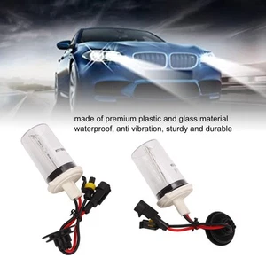 ・1 Pair Xenon Headlight Bulb 100W 6000K High Brightness Car Accessories For - Picture 1 of 12