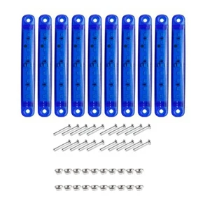 10PCS Blue LED Side PickupTrailer Marker Signal Clearance Strip Light 9LEDs Part - Picture 1 of 14