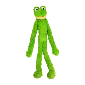 Swingin' Slevin Frog Dog Plush Toy - Squeaky Dog Toy for All Dogs - Extra Soft - Picture 1 of 8