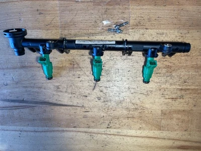 2008 Seadoo RXT-X 255 Bosch Green Fuel Injector Rail RXP-X RXP RXT GTX 420874432 - Image 1 of 4