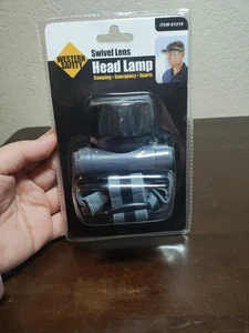 Western Safety Lightweight Swivel Lens Head Lamp Item 61319 New Sealed - Picture 1 of 6