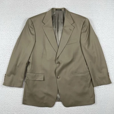 Jaqueta Hart Schaffner Marx Masculina 42S Curta Marrom Vintage Roupa de Trabalho Escritório - Imagem 1 de 4