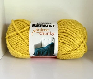 Bernat GLOWING GOLD Softee Chunky Acrylic Yarn Super Bulky Skein 108 yds 3.5 oz - Picture 1 of 7