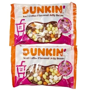 Dunkin Donuts Iced Coffee Flavored Jelly Beans Candy 13oz Limited Edition 2 Pack - Picture 1 of 3
