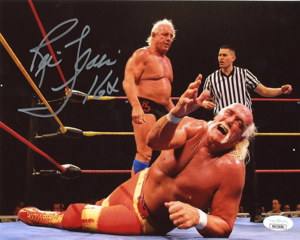JAMES SPENCE AUTHENTICATION (JSA) Ric Flair Autographed 8x10 Photo (JSA)