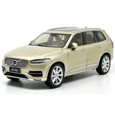 1:18 Scale Paudi Volvo XC90 Gold Diecast Model Car Miniature Collection Toy Gift - Image 1 of 4