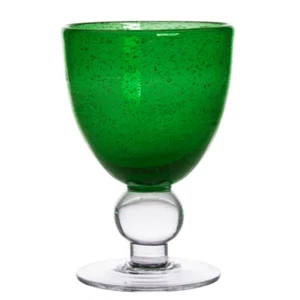 Verre à pieds Artisan Bullé 28 cl vert foncé (lot de 6)8.6 cm table passion - Imagen 1 de 1