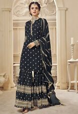 Pakistani Bollywood Designer Shalwar Kameez Embroidered Dress Womens