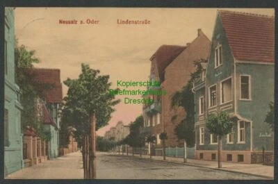 137636 AK Neusalz an der Oder Nowa Sol 1913 Lindenstrasse - Bild 1 von 2
