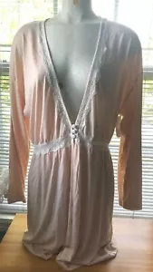 NEW Cosabella FLIRTY ROBE Modal Rose Dawn SIZE M Cotton/Modal Soft Cozy $105 - Picture 1 of 11