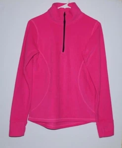 Girls EVERLAST Fleece Pullover Size Medium Half Zip Pink Long Sleeves - Picture 1 of 5