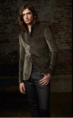 $1498 Brand New John Varvatos Collection Crushed Velvet Jacket EU 50 USA 40 - Image 1 of 4