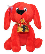 7" Big Red Dog Plush Stuffed Animal Toy Decoration, 2018 Lucky Chinese New Year