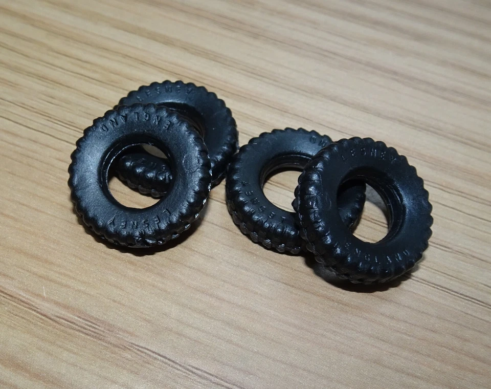 Matchbox King Size Repro 18mm O/D Hard Black Plastic Tyres Fits Various Models - Image 1 of 1